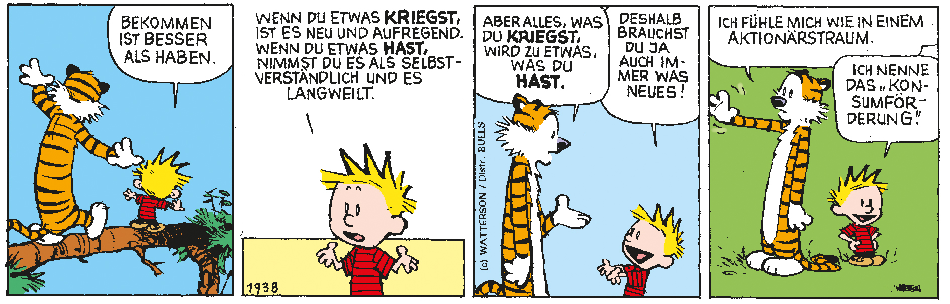 Calvin & Hobbes des Tages: 1938