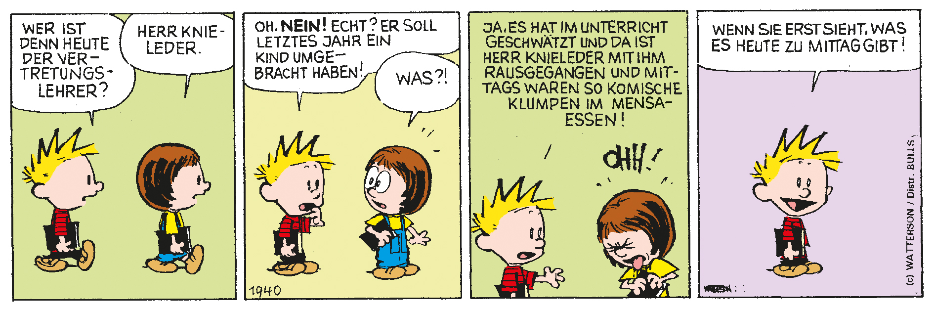 Calvin & Hobbes des Tages: 1940