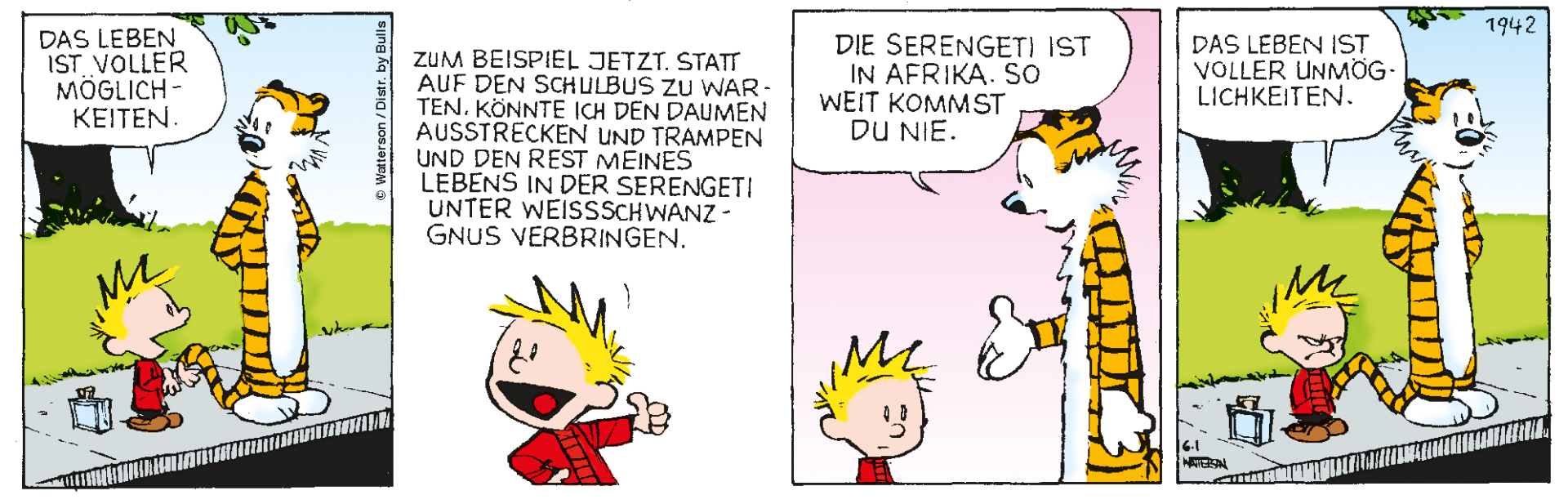 Calvin & Hobbes des Tages: 1942